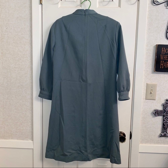 Women’s vtg gray retro dress - Picture 8 of 8